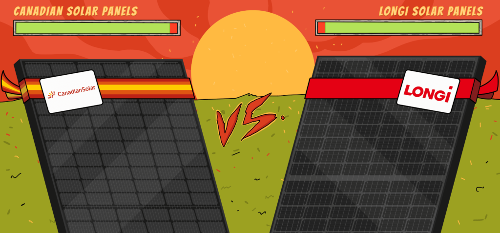 Canadian Solar panels vs LONGi Solar panels