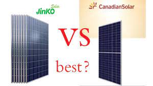 jinko solar panel vs canadian solar panel | jinko | best solar panel - YouTube