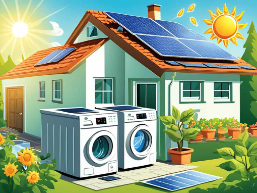 Solar-Powered Washing Machines for Off-Grid Living